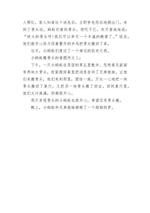 小蚂蚁搬骨头的看图作文.docx