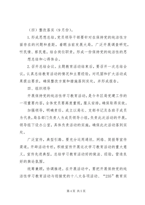 开展“保持党的纯洁性迎接党的十八大”12.docx
