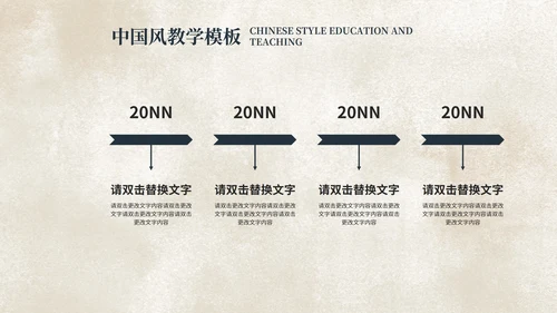 中国风国学传统文化主题教育PPT模板