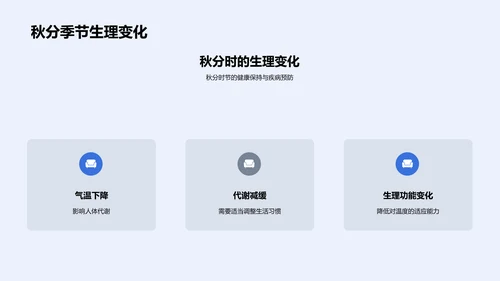 秋分健康生活报告PPT模板