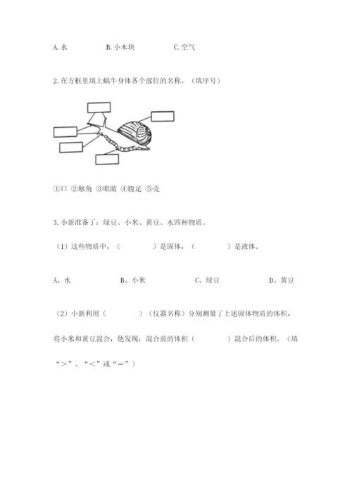 教科版一年级下册科学期末测试卷精品【全国通用】.docx