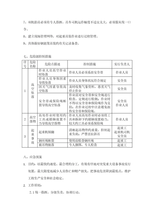 锤击桩机安拆装专题方案