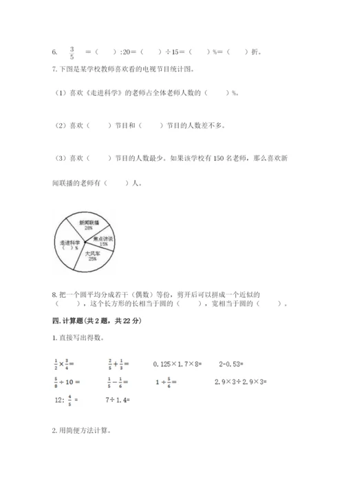 六年级上册数学期末测试卷（易错题）word版.docx