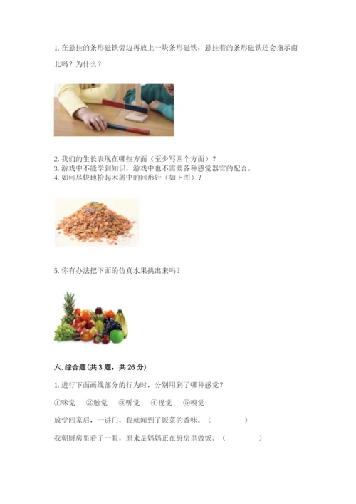 教科版小学科学二年级下册 期末测试卷含完整答案【精选题】.docx
