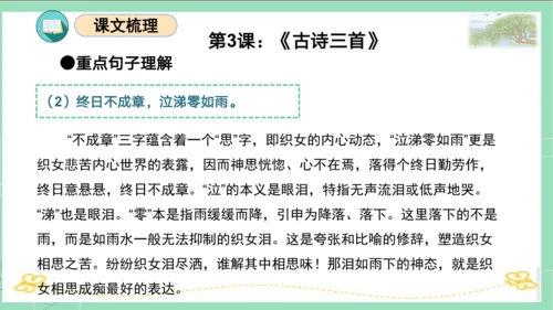 统编版六年级语文下册单元复习第一单元（复习课件）