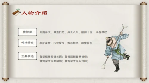 水浒传名著导读通用PPT模板