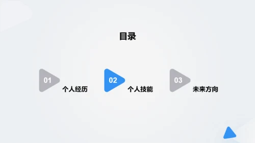 白色互联网行业个人简历PPT案例