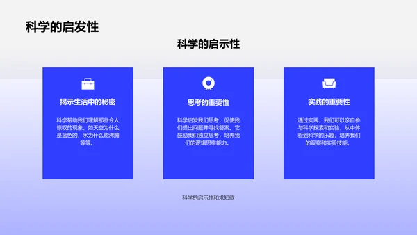 科学学习的重要性PPT模板