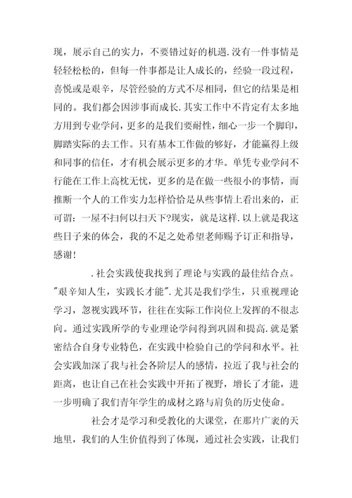 2022年个人社会实践心得总结精选5篇(4)