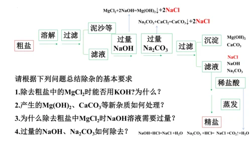 人教版九年级化学下册实验活动《粗盐的提纯》课件