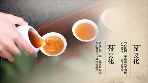 古典大气中国中国茶文化ppt动态模板