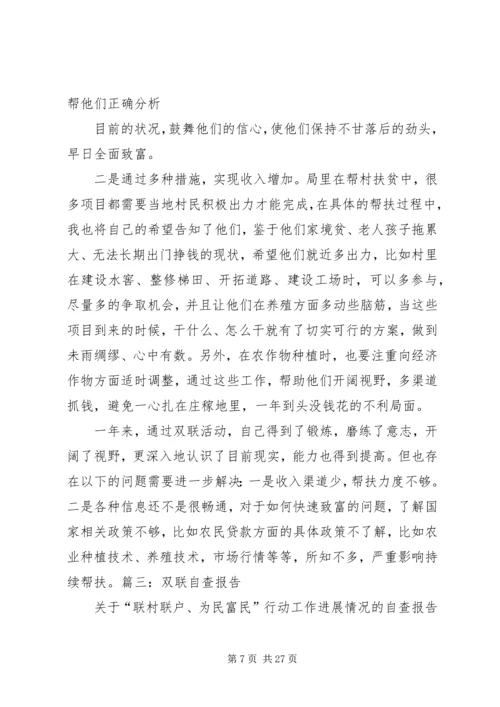 双联工作自查报告.docx