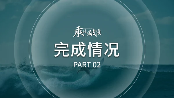 蓝色商务乘风破浪微粒体岗位竞聘自我介绍PPT模板