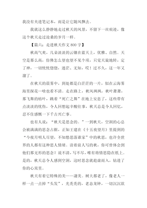 走进秋天作文800字-1.docx