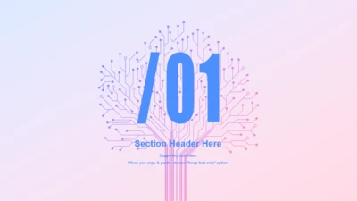 章节页-渐变创意培训课件PPT主题