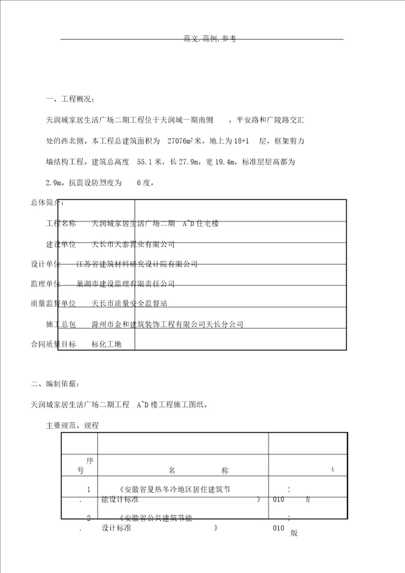 AD楼外墙保温腻子工程施工实施总结方案