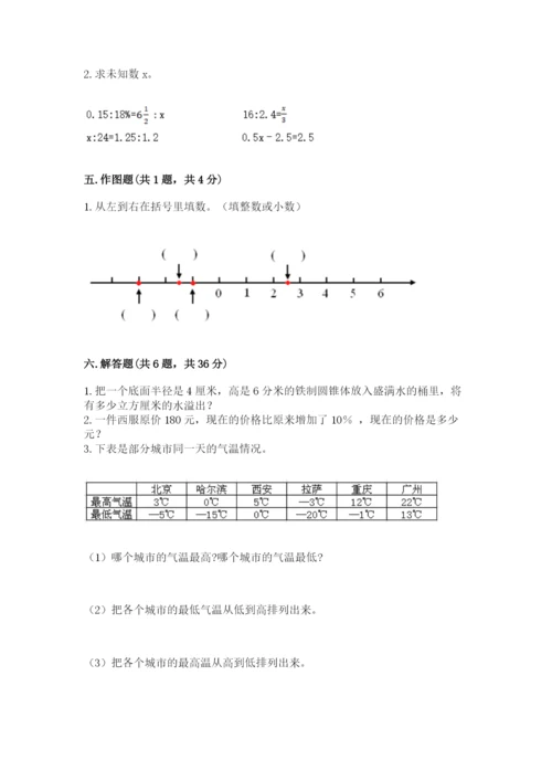 小升初数学期末测试卷（实用）.docx