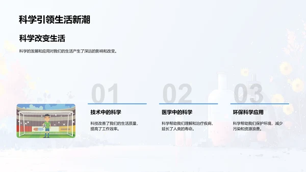 科学实验的探索与应用PPT模板