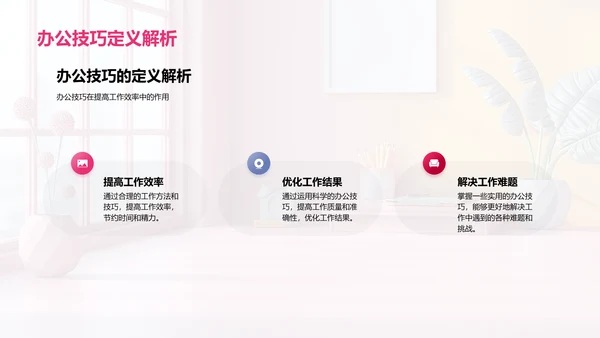 办公效率提升讲座PPT模板