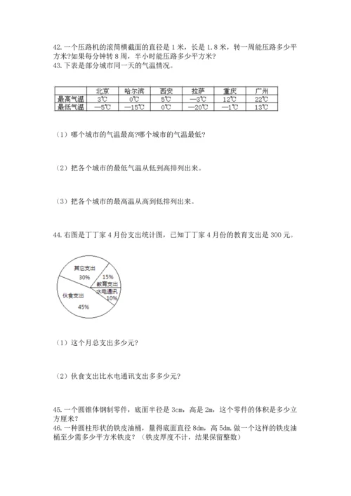 小升初数学应用题50道精品（夺分金卷）.docx