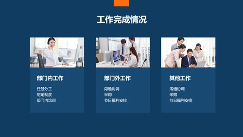 简约商务风工作总结汇报