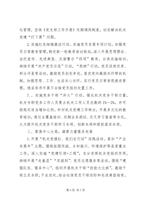 社会保险事业管理局党支部党建工作要点参考范文.docx