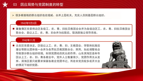 党务知识学习抗战时期的中国共产党党团制度、群众组织与党群关系PPT课件