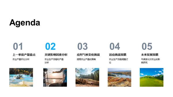 农业产量趋势分析