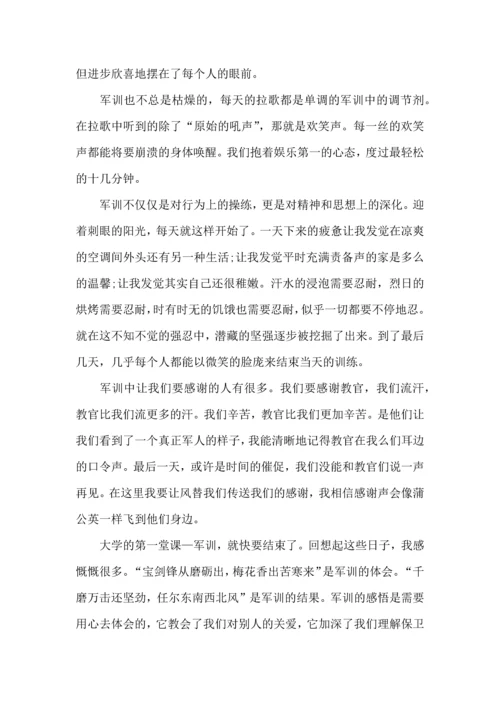 军训心得体会大学-大学新生军训心得体会-大学生军训心得体会范文.docx