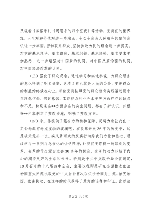 市委办公室机关党委党支部群众路线教育实践活动自查材料.docx