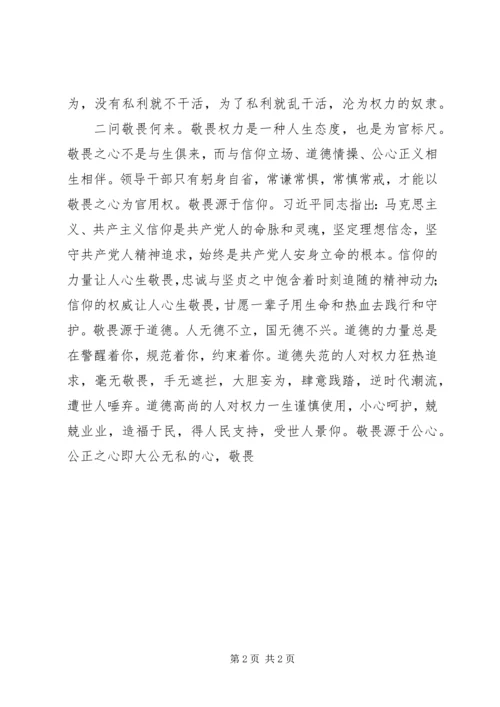 县委书记严以用权专题研讨发言参考.docx