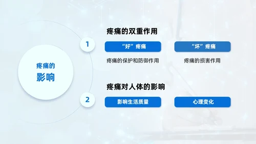 蓝色系实拍风商务简约医技师疼痛护理课程培训课件护理查房