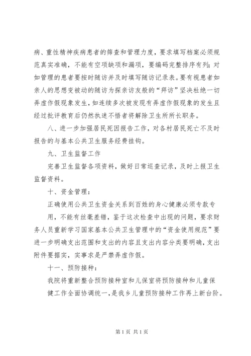 卫生院公共卫生整改报告范文 (5).docx