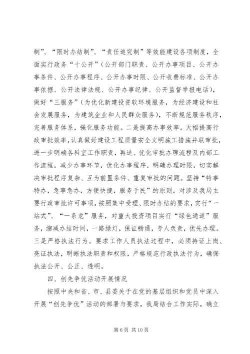 县建筑管理局工作报告.docx