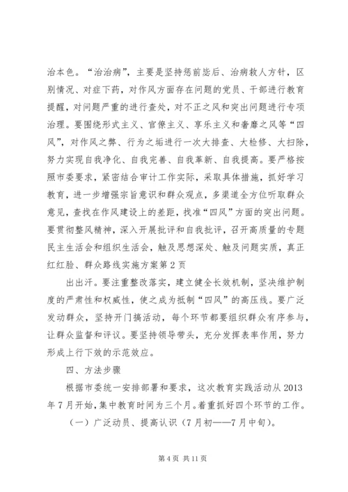 群众路线实施方案 (6).docx