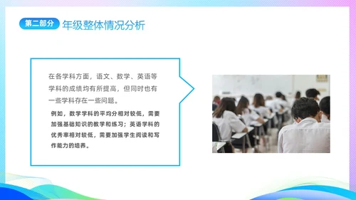 期中质量分析渐变科技风期中考试成绩分析大会主题PPT