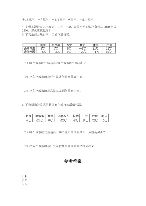 山西省【小升初】2023年小升初数学试卷【轻巧夺冠】.docx