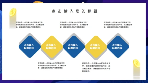 蓝色金融投资工作汇报通用PPT模板