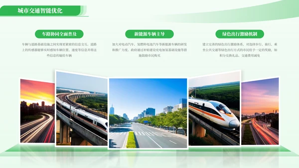 绿色商务多图文排版PPT版式合集