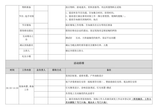 超详细活动执行方案晚会.docx