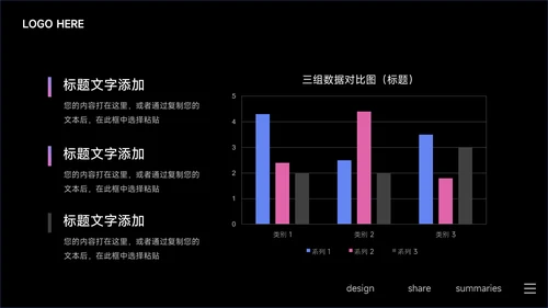 蓝色暗色酷炫音乐节策划PPT模板