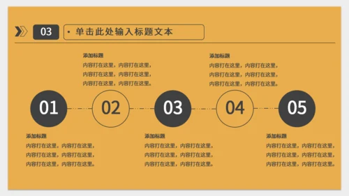 橙色简约实用工作型通用PPT模板