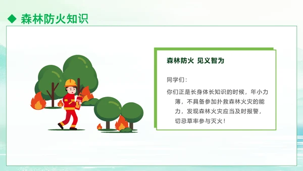 清明防火知识安全宣讲通用PPT模板