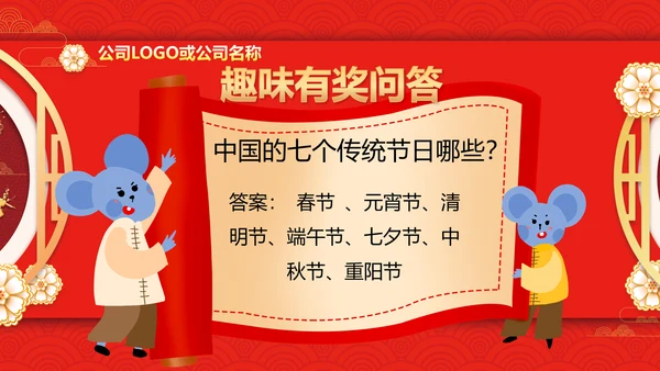 贺新年过年喜庆联欢活动PPT模板