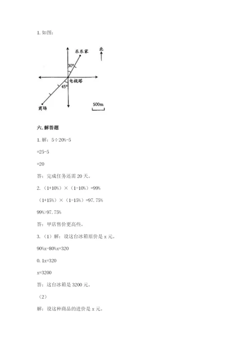 小升初六年级期末试卷【中心小学】.docx