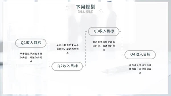 简约实景月度工作总结汇报PPT模板