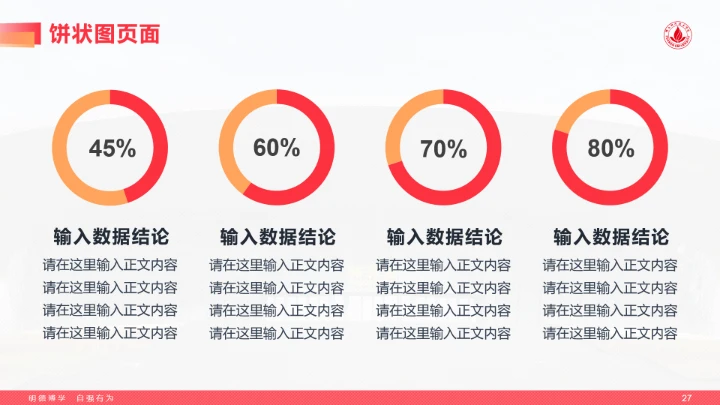 红色风格佛山科学技术学院专属学术汇报毕业答辩通用PPT模板