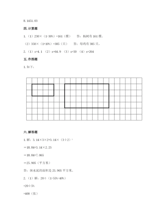 北京版六年级下册数学期末测试卷【夺分金卷】.docx