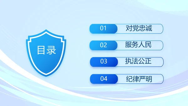 蓝色大气监狱警察工作总结汇报动态PPT模板