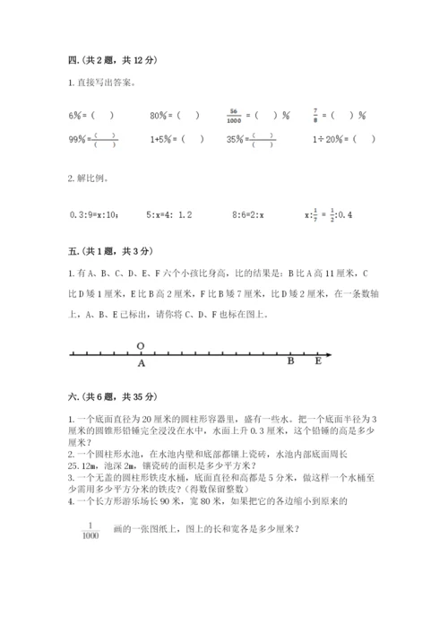 济南市外国语学校小升初数学试卷带答案（培优a卷）.docx